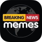 breaking news memes android application logo